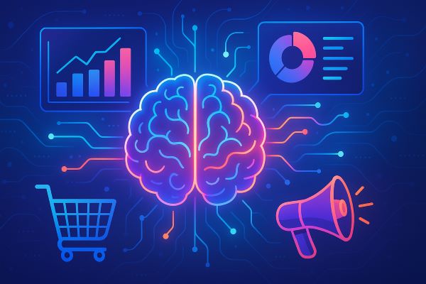 Ứng dụng AI trong marketing cho phép dự đoán hành vi người dùng trong tương lai